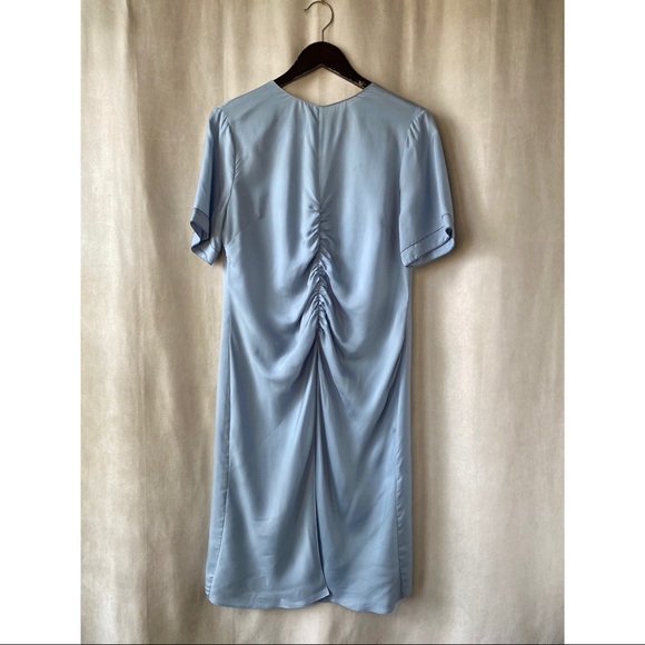 Zara Light Blue Split Front Tunic - Picture 1 of 4